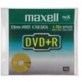 dvd-r maxell 4,7 gb con caratula pack 10 uds.